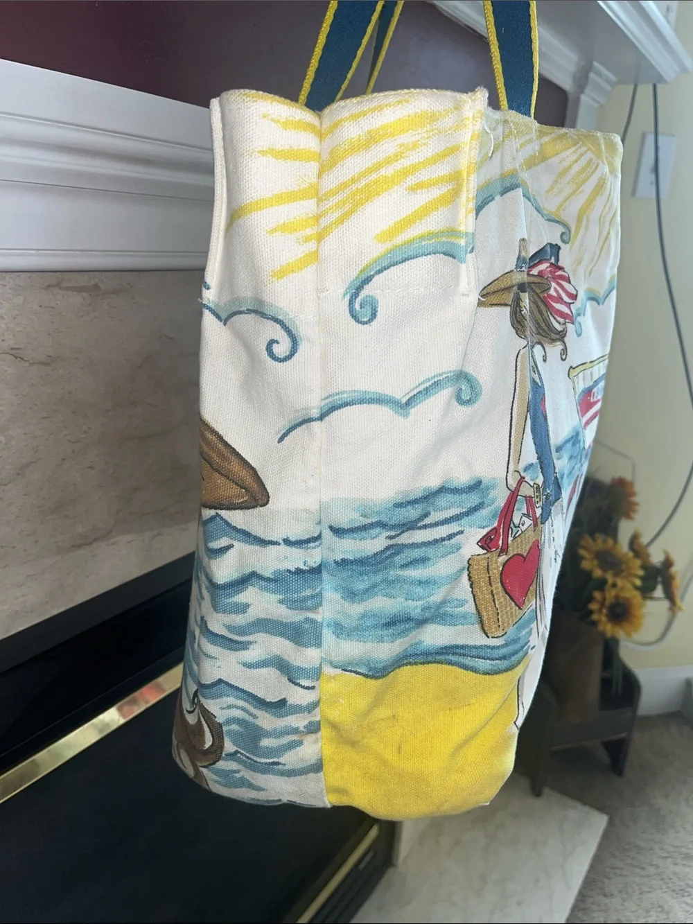 Brighton Canvas Oversized Tote - Picture 3 of 6
